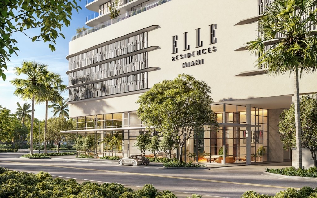 ELLE Residences Miami — bina girişi, Edgewater