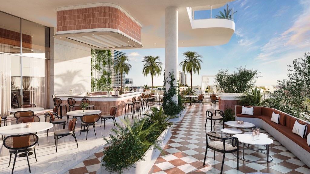 The Terrasse — French Riviera esintili havuz teras