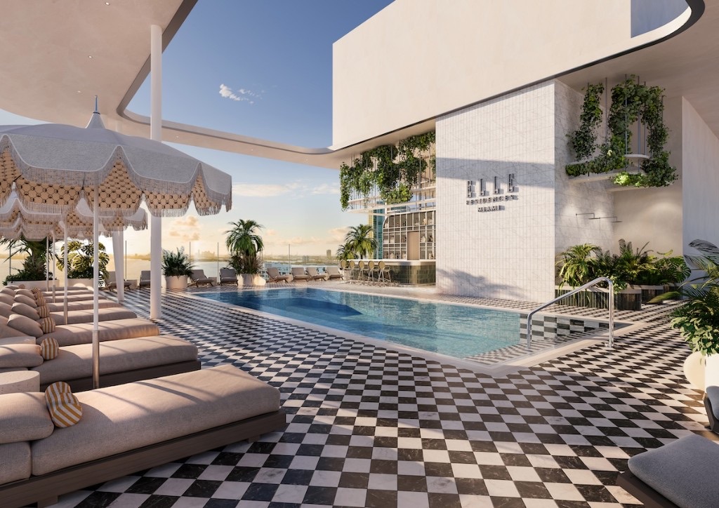 ELLE Residences çatı bar ve teras lounge