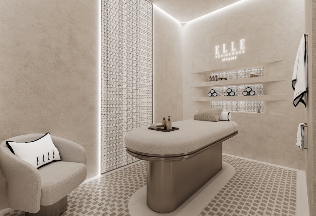 ELLE Residences spa ve masaj odası